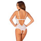 Еротичне напівпрозоре боді Obsessive Heavenlly crotchless teddy M/L (м'ята упаковка!!!)-2