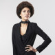 Чокер Bijoux Indiscrets MAZE – Wide Chocker Black (розкрита упаковка!!!)-7