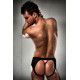 Чоловічі трусики з рожевим гульфіком Passion 007 THONG pink L/XL-1