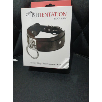 Нашийник з кільцем Fetish Tentation Choker Ring (м'яте паковання!!!)