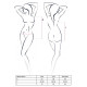 Боді BRIDA BODY red XXL/XXXL - Passion Exclusive-3