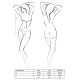 Боді-монокіні з глибоким декольте PETRA BODY black XXL/XXXL — Passion Exclusive-3