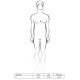 Чоловічий боді з високим вирізом стегна Passion 010 BODY black XXL/XXXL-2