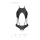 Боді з екошкіри з ремінцями та перфорацією Tamaris Body black L/XL — Passion-4
