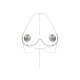 Прикраса на груди Obsessive Kisselie jewelry bra (м'яте паковання!!!)-2