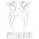 Боді LORAINE BODY red L/XL - Passion Exclusive-3