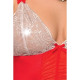 Боді LORAINE BODY red L/XL - Passion Exclusive-2