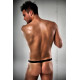 Чоловічі стрінги з блискучим гульфіком Passion 015 THONG silver XXL/XXXL-1
