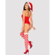 Боді Obsessive Kissmas teddy red L/XL (м'ята упаковка!!!)-2