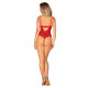 Боді Obsessive Ingridia crotchless teddy XS/S-6