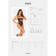 Боді Obsessive Roxelia crotchless teddy XS/S-4