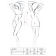 Боді монокіні під латекс JEAN BODY black XXL/XXXL - Passion-1