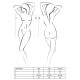 Відвертий боді з елементами стреп JADE BODY black XXL/XXXL - Passion Exclusive-4