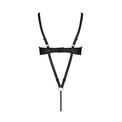 Боді з екошкіри CELINE BODY black XXL/XXXL — Passion: з доступом, відкритий Боді з екошкіри CELINE BODY black XXL/XXXL — Passion: з доступом, відкритий