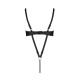 Боді з екошкіри CELINE BODY black XXL/XXXL — Passion: з доступом, відкритий-5