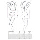 Боді CHARMING BODY black L/XL - Passion-2