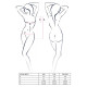 Боді монокіні ADARA BODY black S/M - Passion-1