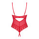 Боді Obsessive Ingridia crotchless teddy XL/2XL-3