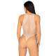 Leg Avenue Net snap crotch tank bodysuit OS White-1