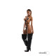Боді Obsessive Keira Lise crotchless teddy S/M-10