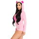 Комбінезон «Солодкий ведмедик» Leg Avenue Sweetheart Bear Velvet Romper M-3