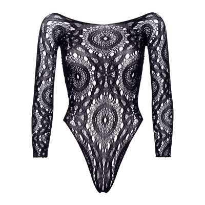Боді Leg Avenue Snap crotch thong back teddy Black M/L