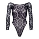 Боді Leg Avenue Snap crotch thong back teddy Black M/L-2