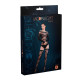 Комплект: боді та панчохи Moonlight Model 06 Black, довгі рукави, малюнок у вигляді ліфа, силуетний-2
