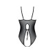 Боді з ажурним декором та відкритим кроком Ursula Body black L/XL — Passion-3