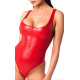 Боді Noir Handmade F352 Red powerwetlook body - XXL-3