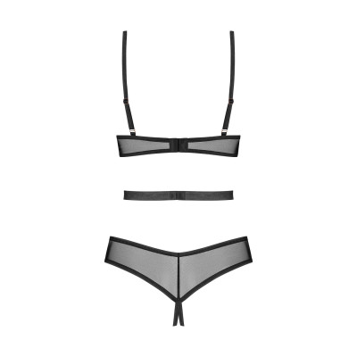 Боді Obsessive Euridia crotchless teddy XL/2XL