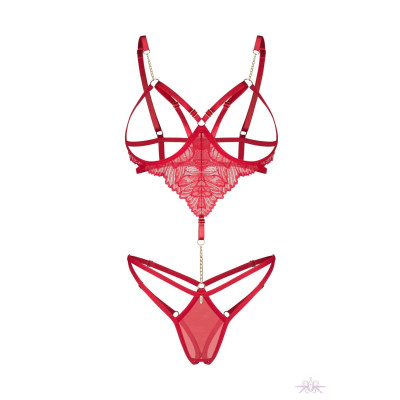 Боді Obsessive Matildea crotchless teddy S/M