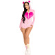 Комбінезон «Солодкий ведмедик» Leg Avenue Sweetheart Bear Velvet Romper S-4