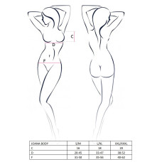 (SALE) Боді монокіні під латекс JOANA BODY black L/XL Passion