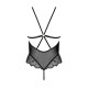 Сітчасте боді з мереживним ліфом Passion DELIENA BODY S/M black-3