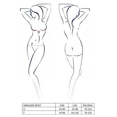 Ажурний боді AZALIA BODY black XXL/XXXL Passion Ажурний боді AZALIA BODY black XXL/XXXL Passion