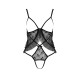 Боді монокіні з відкритими грудьми JUSTINA BODY black L/XL Passion-2