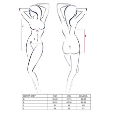 Боді CLOVER BODY black XXL/XXXL - Passion