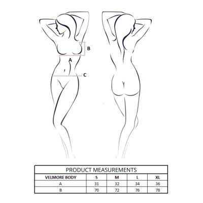 Боді Passion VELMORE BODY violet XL