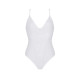 Боді з ажурним декором та відкритим кроком Ursula Body white L/XL — Passion-2