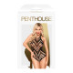 Боді з геометричним орнаментом Penthouse - Go Hotter Black S/L-2