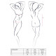 Боді монокіні з відкритими грудьми JUSTINA BODY black XXL/XXXL - Passion-4