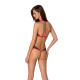 Сітчасте боді з мереживом на грудях Passion SATARA BODY L/XL red-1