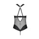 Сітчастий боді з халтером Amanda Body black L/XL - Passion-3