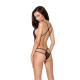 Боді монокіні з декольте ERZA BODY black L/XL - Passion-1