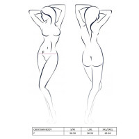 (SALE) Боді монокіні OBSYDIAN BODY black XXL/XXXL - Passion