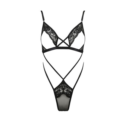 Боді монокіні з відкритими грудьми DIABOLINA BODY black L/XL - Passion Боді монокіні з відкритими грудьми DIABOLINA BODY black L/XL - Passion
