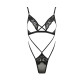 Боді монокіні з відкритими грудьми DIABOLINA BODY black L/XL - Passion-2