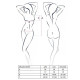 Боді MELANIA BODY black S/M - Passion-4