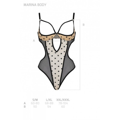 Боді MARINA BODY beige L/XL - Passion